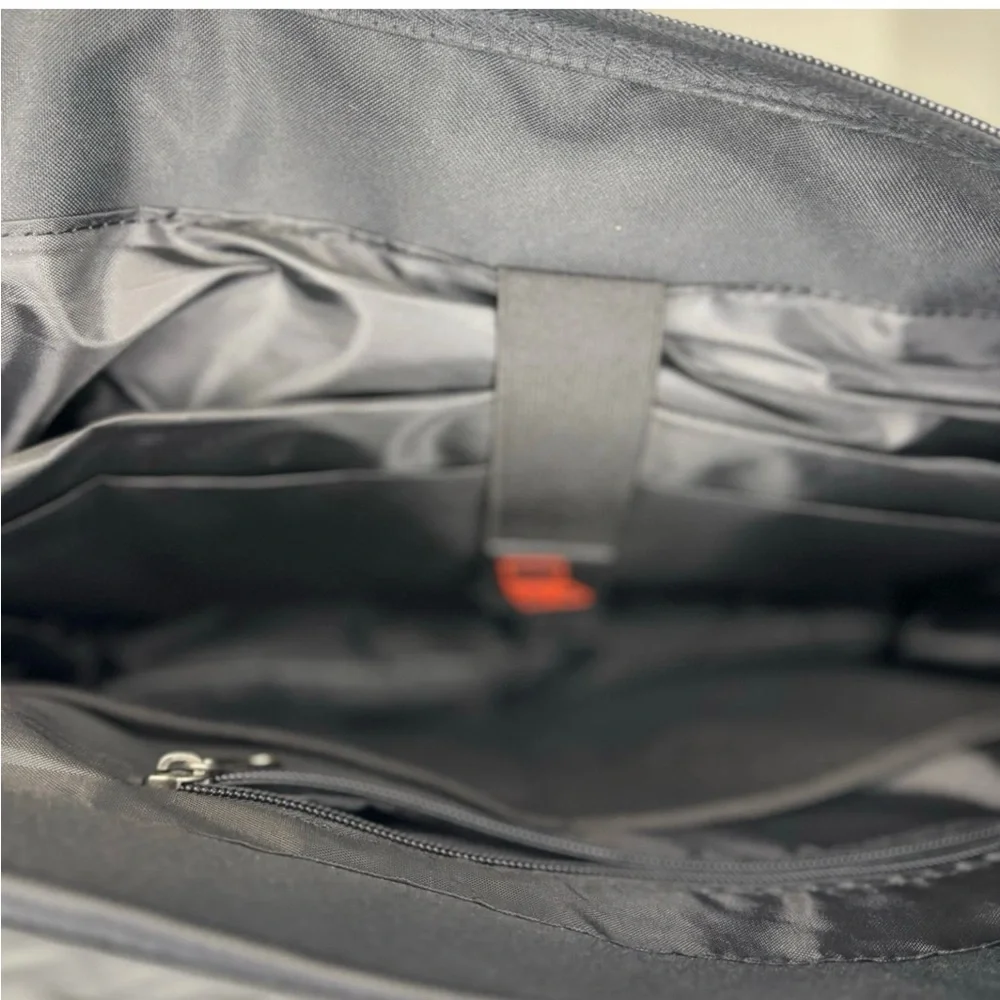 New Black Laptop Commuter Bag Multi Pockets Adjustable Straps Unisex
